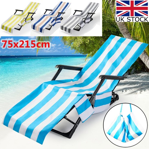 Microfiber lounger beach towel - microfiber,