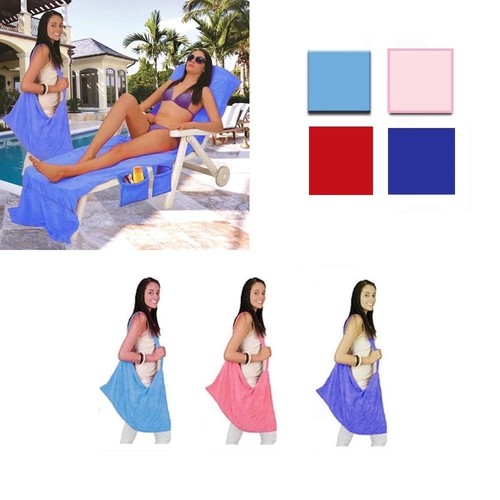 Beach chair cover microfiber - beach,