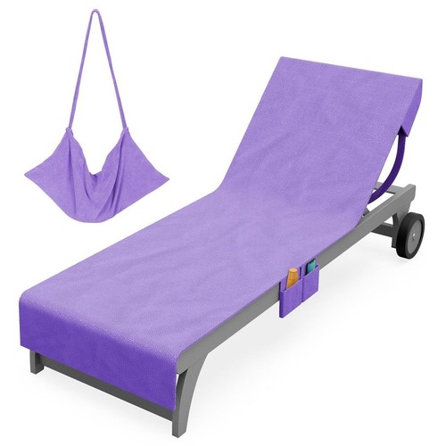 Sun lounger towel - towel, pockets